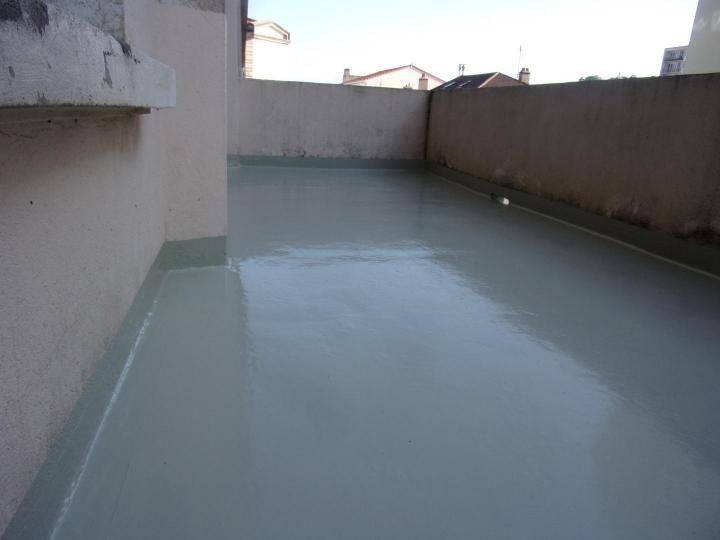 Étanchéite à la résine